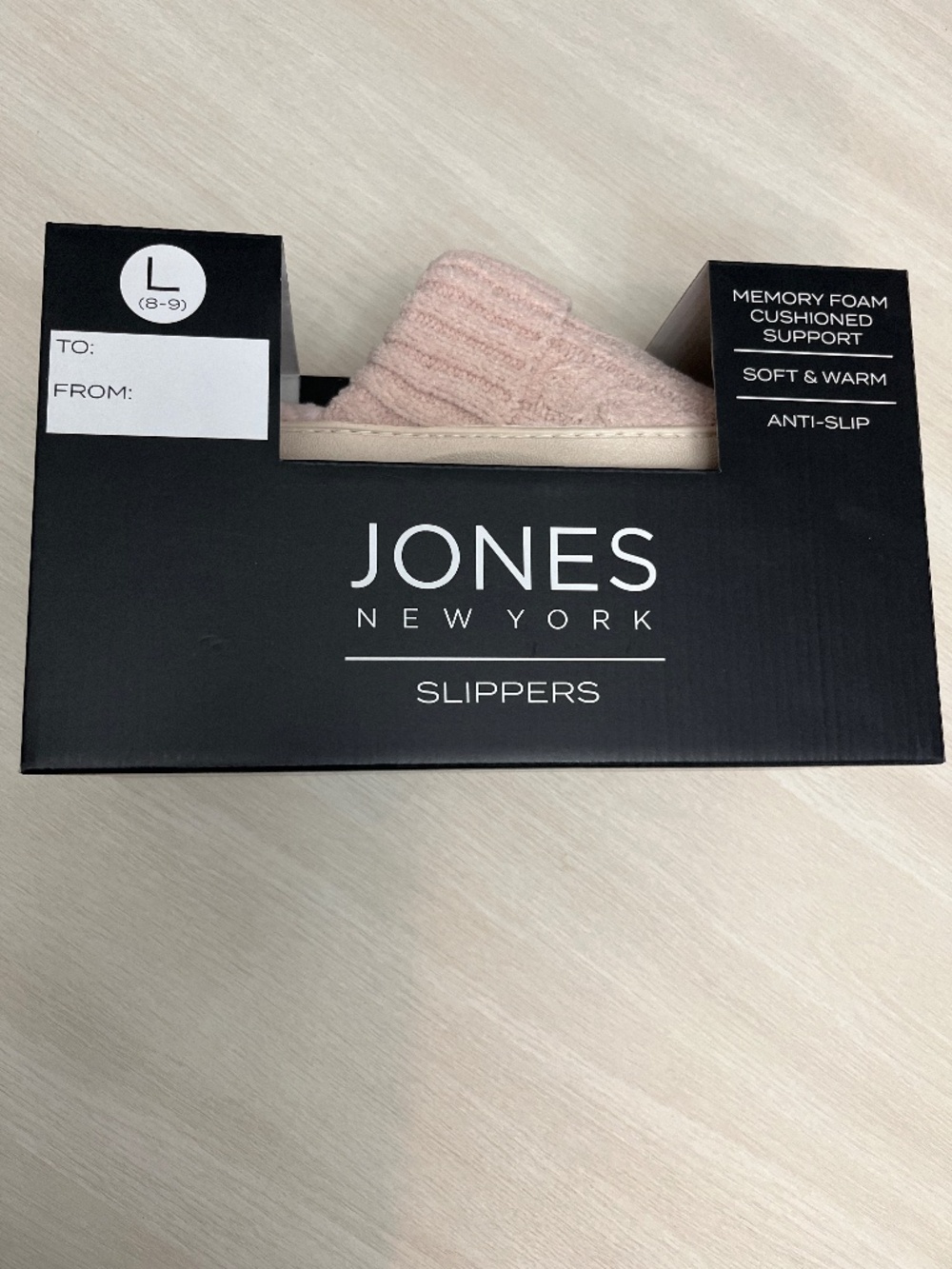New Memory Foam Jones New York Slippers